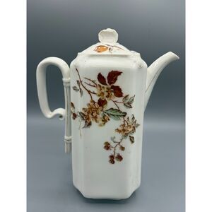 Antique Haviland Limoges Chocolate Pot Old Blackberry" Coffee Pot 1879-1889